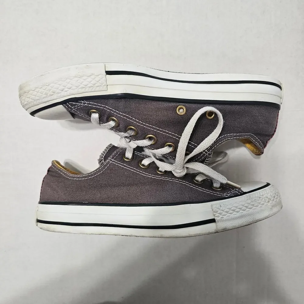 CONVERSE All Star Chuck Taylor Double Tongue Low Top Sneakers Gray Pink Size 7